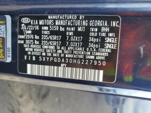 2017 KIA SORENTO LX - 5XYPGDA30HG227950