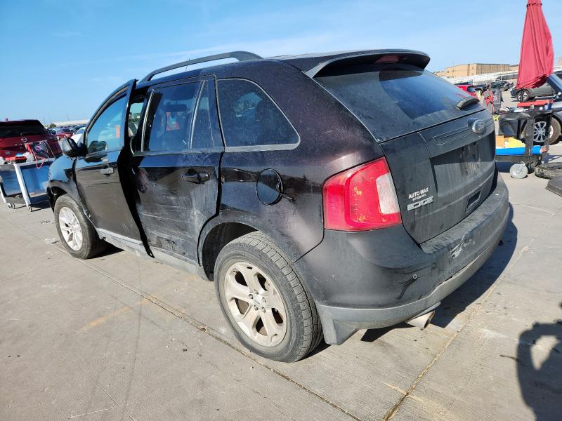 Vin: 2fmdk3jc7dbe36673, lot: 62967595, ford edge sel 20132