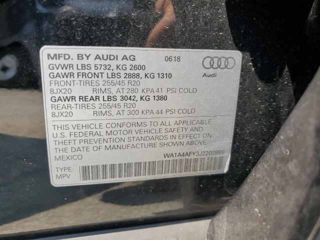 2018 AUDI SQ5 PREMIU WA1A4AFY3J2202889