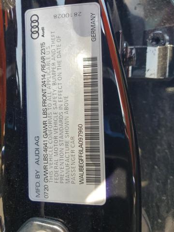 2020 AUDI A3 S-LINE WAUBEGFF6LA097960