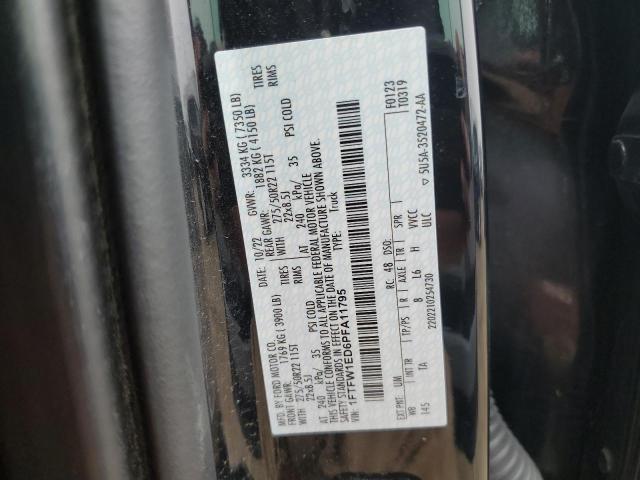 2023 FORD F150 SUPER - 1FTFW1ED6PFA11795