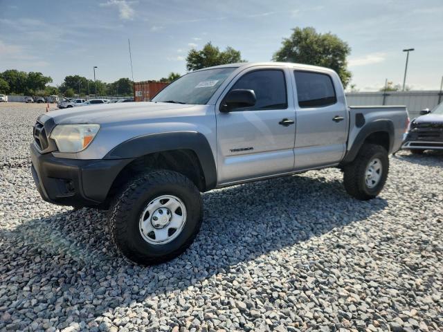 TOYOTA TACOMA DOU 2014 silver crew pic gas 5TFJX4GN5EX036242 photo #1