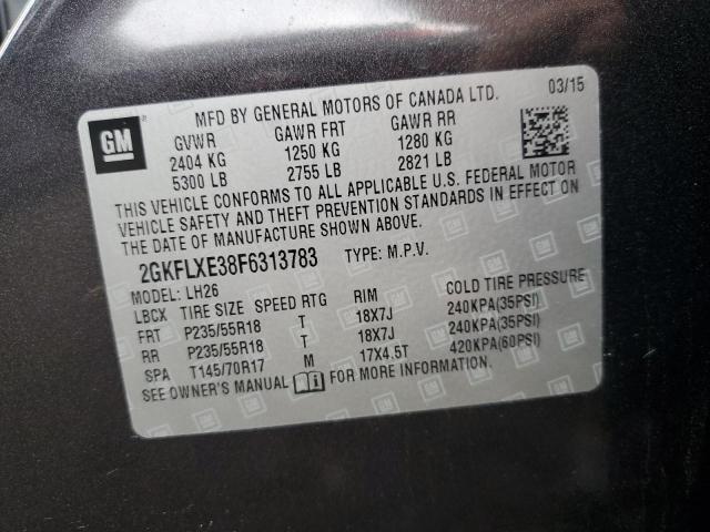 2015 GMC TERRAIN SL - 2GKFLXE38F6313783