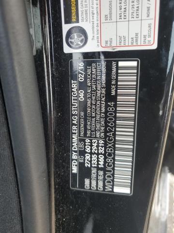 2016 MERCEDES-BENZ S 550 WDDUG8CBXGA260084