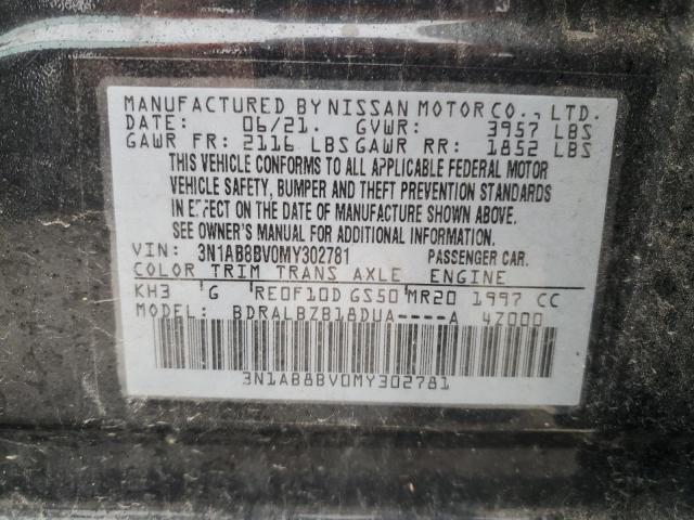 2021 NISSAN SENTRA S - 3N1AB8BV0MY302781