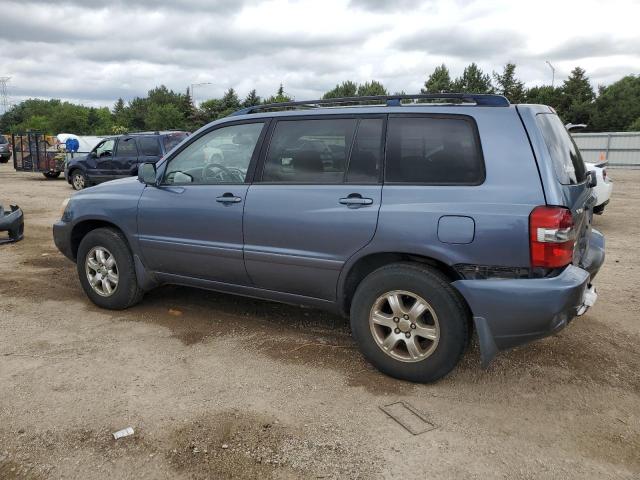 TOYOTA HIGHLANDER 2005 blue  gas JTEEP21A750081490 photo #3