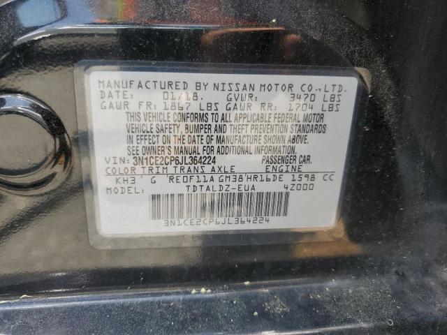 2018 NISSAN VERSA NOTE - 3N1CE2CP6JL364224