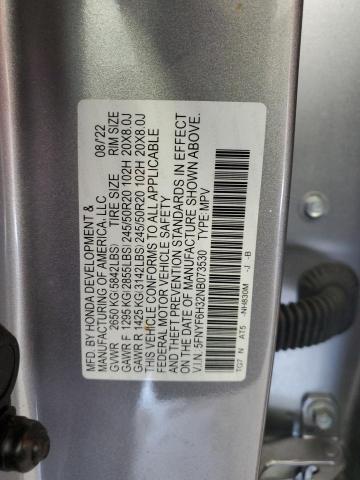 2022 HONDA PILOT SPOR 5FNYF6H32NB073530