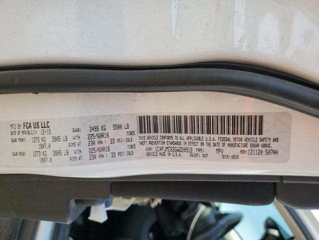 2016 JEEP CHEROKEE L - 1C4PJMCS2GW220912