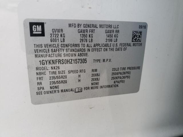2017 CADILLAC XT5 PLATIN - 1GYKNFRS0HZ157305