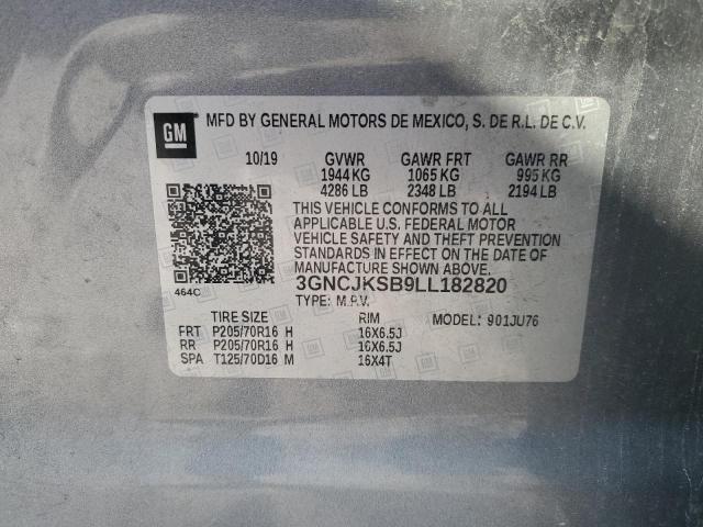 2020 CHEVROLET TRAX LS - 3GNCJKSB9LL182820