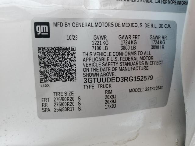 2024 GMC SIERRA K15 - 3GTUUDED3RG152579