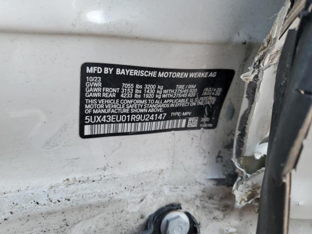 2024 BMW X5 XDRIVE5 5UX43EU01R9U24147