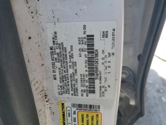 2013 FORD FUSION SE - 3FA6P0H91DR378834