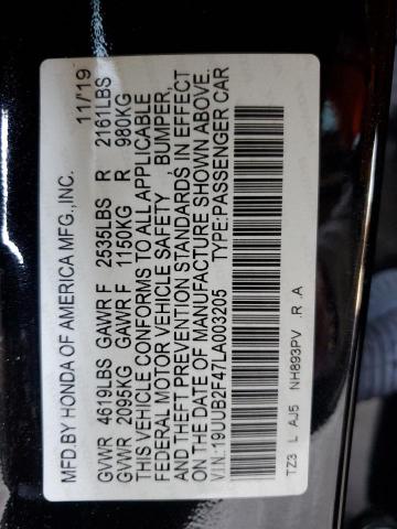 2020 ACURA TLX TECHNO 19UUB2F47LA003205