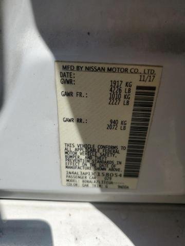 2018 NISSAN ALTIMA 2.5 1N4AL3AP1JC158054