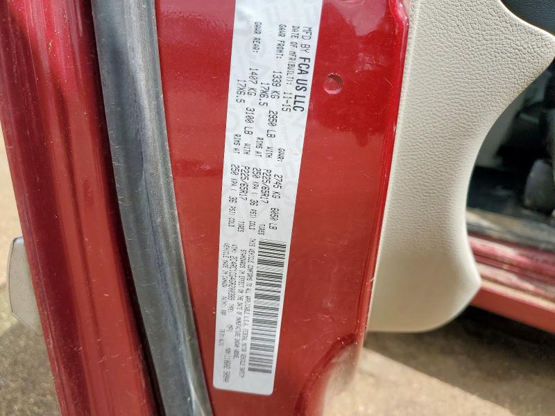 2016 CHRYSLER TOWN & COU 2C4RC1CG4GR200389