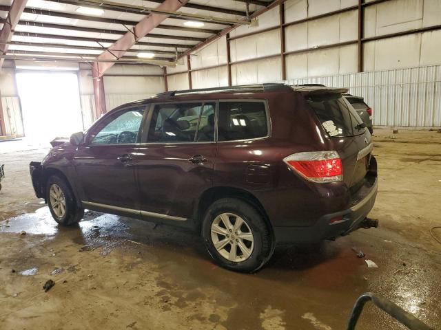Vin: 5tdbk3eh8cs137773, lot: 59728225, toyota highlander base 20122