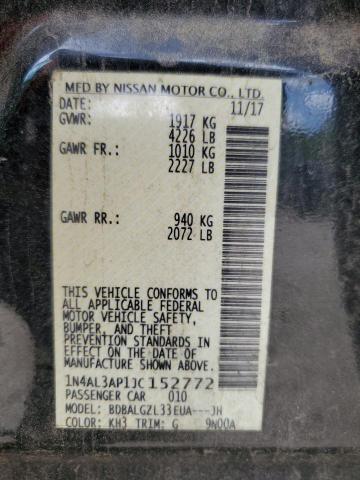 2018 NISSAN ALTIMA 2.5 - 1N4AL3AP1JC152772