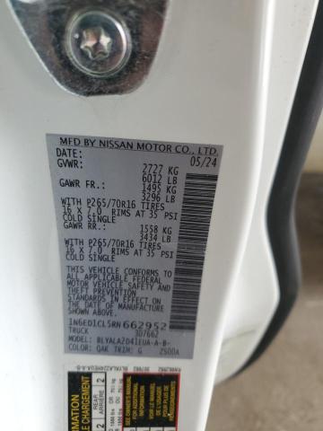 2024 NISSAN FRONTIER S - 1N6ED1CL5RN662952