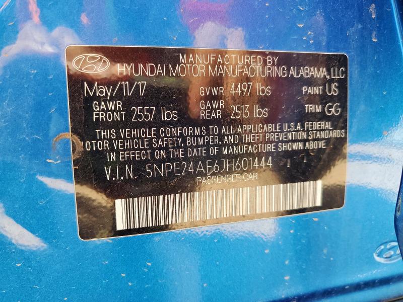 2018 HYUNDAI SONATA SE - 5NPE24AF6JH601444