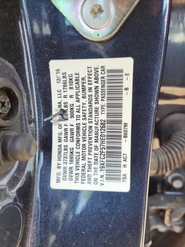 19XFC2F57HE012682 2017 HONDA CIVIC
