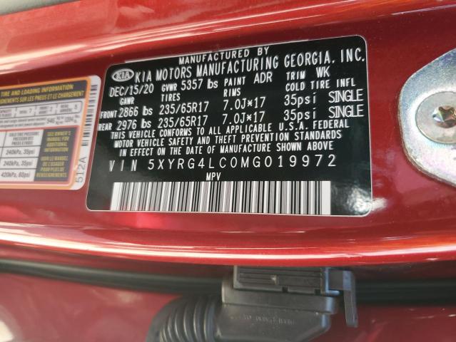 2021 KIA SORENTO LX 5XYRG4LC0MG019972