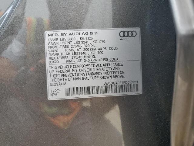 2015 AUDI Q7 PRESTIG WA1DGAFE7FD010929