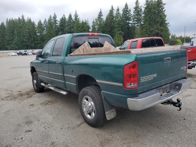 DODGE RAM 2500 S 2004 green crew pic diesel 3D7KU28C44G137957 photo #3