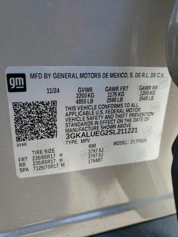 2025 GMC TERRAIN EL 3GKALUEG2SL211221