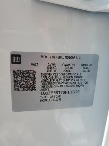 2025 CHEVROLET MALIBU LS 1G1ZB5ST3SF100723
