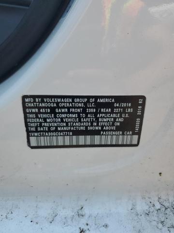 2016 VOLKSWAGEN PASSAT SEL - 1VWCT7A30GC047718