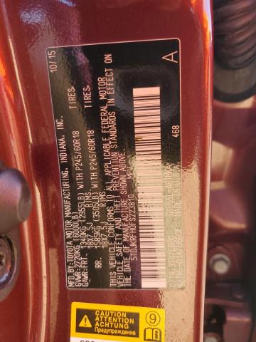 2015 TOYOTA HIGHLANDER - 5TDJKRFH0FS223810