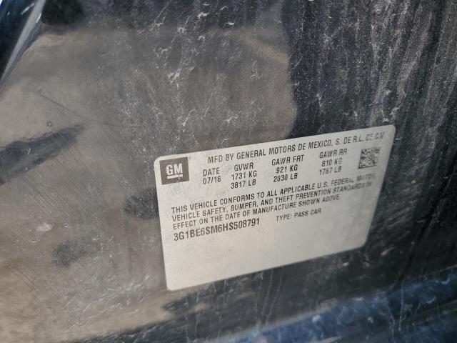 2017 CHEVROLET CRUZE LT 3G1BE6SM6HS508791
