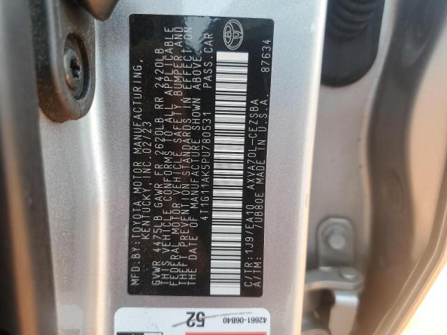 2023 TOYOTA CAMRY SE N - 4T1G11AK5PU780531