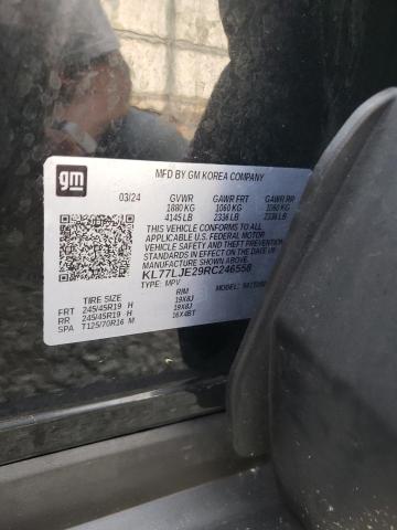 2024 CHEVROLET TRAX 2RS KL77LJE29RC246558