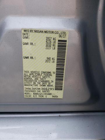 2017 NISSAN ALTIMA 2.5 - 1N4AL3AP2HN366295