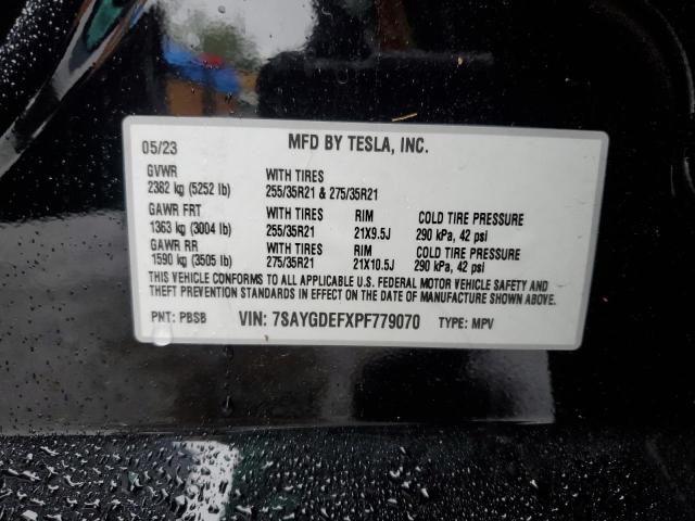 2023 TESLA MODEL Y - 7SAYGDEFXPF779070