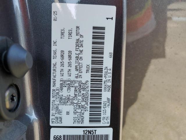 2025 TOYOTA TUNDRA CRE - 5TFJA5DB2SX276779