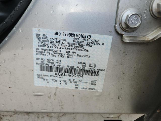 2021 FORD ECOSPORT S - MAJ6S3JL7MC422274