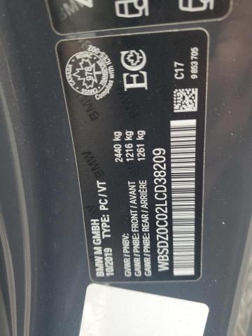 2020 BMW M8 - WBSDZ0C02LCD38209