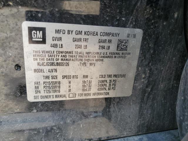 2018 BUICK ENCORE ESS KL4CJGSB5JB655126