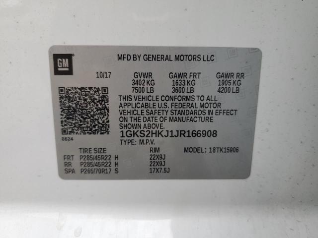 2018 GMC YUKON XL D - 1GKS2HKJ1JR166908