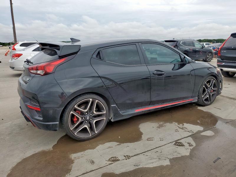 Vin: kmht36ah1mu010199, lot: 60843695, hyundai veloster 20213