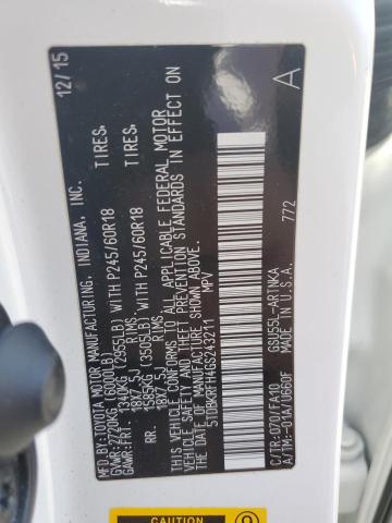 2016 TOYOTA HIGHLANDER - 5TDBKRFH4GS243211