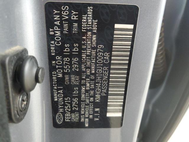 2016 HYUNDAI EQUUS SIGN KMHGH4JH1GU100979