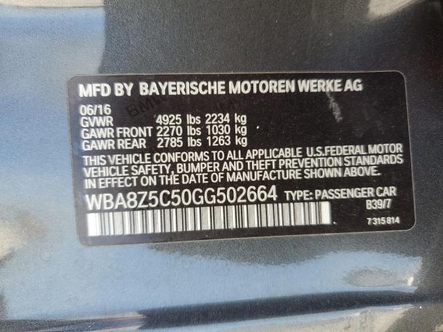 2016 BMW 328 XIGT S WBA8Z5C50GG502664