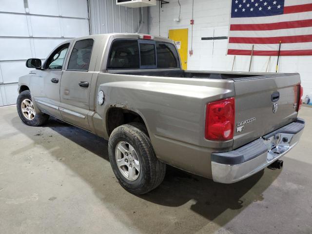 DODGE DAKOTA QUA 2007 tan crew pic gas 1D7HW58N37S128445 photo #3