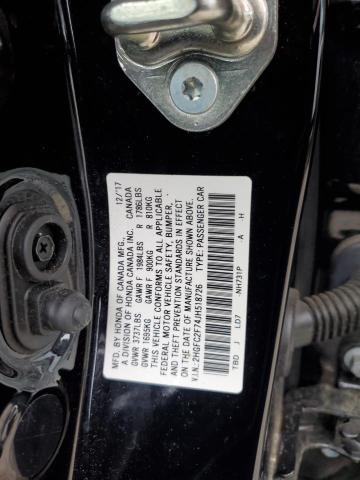 2018 HONDA CIVIC EX 2HGFC2F74JH518726