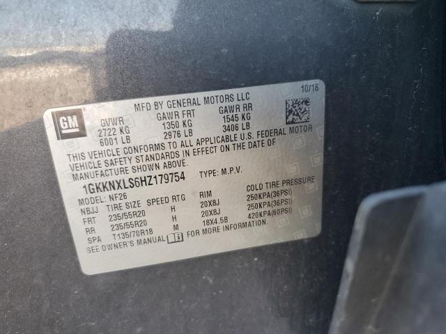 2017 GMC ACADIA DEN 1GKKNXLS6HZ179754